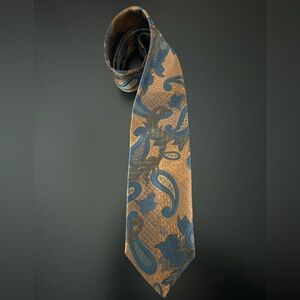 Christian Dior Monsieur Tie • Vintage 80s/90s Paisley • Made in USA